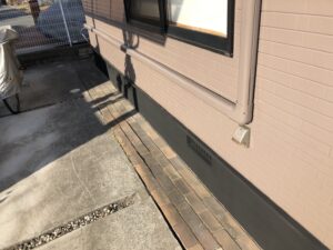 外壁塗装の確認・サイディング割れも修復済み